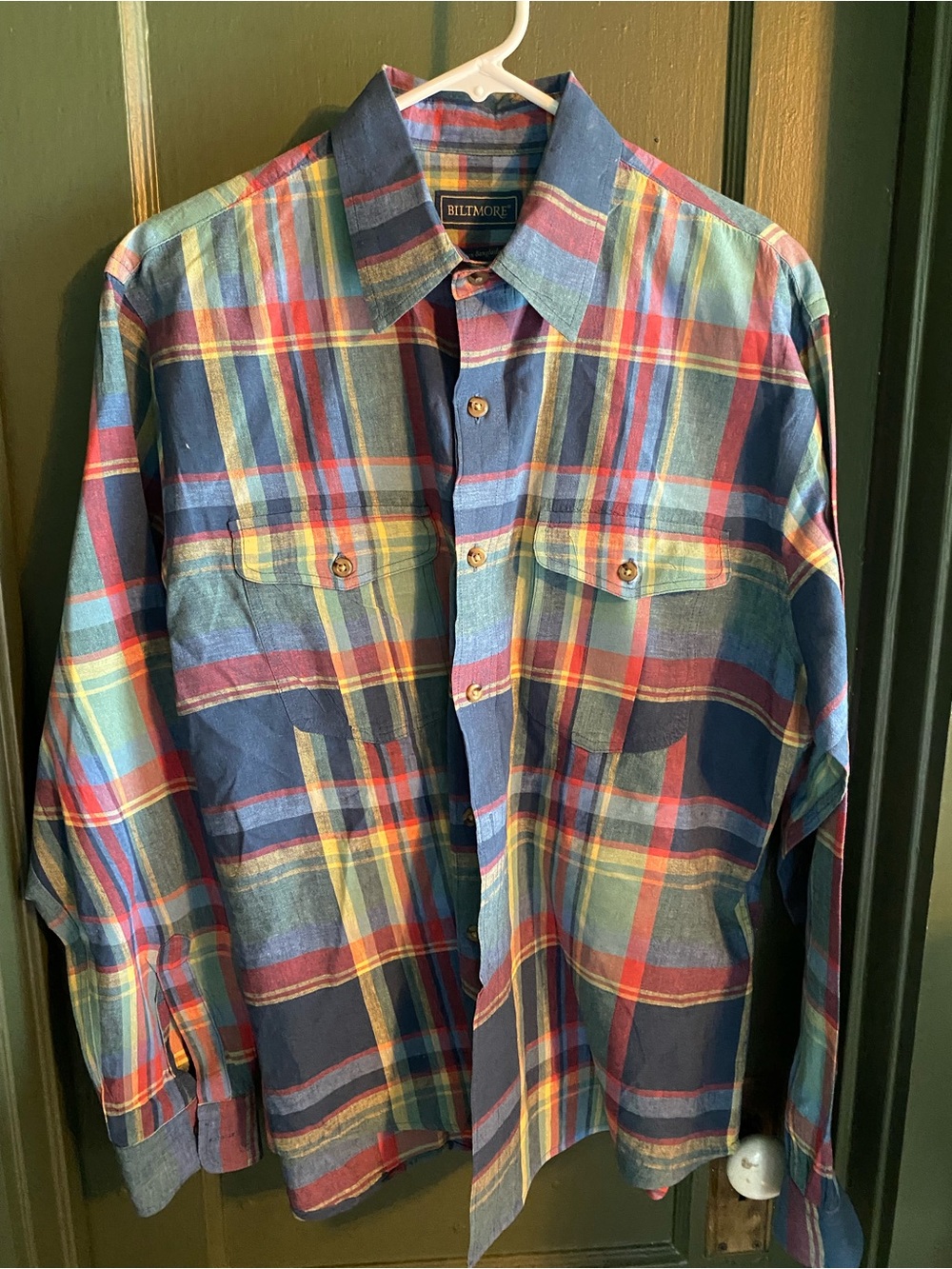 Biltmore Multicolor Plaid Button-Up Shirt
